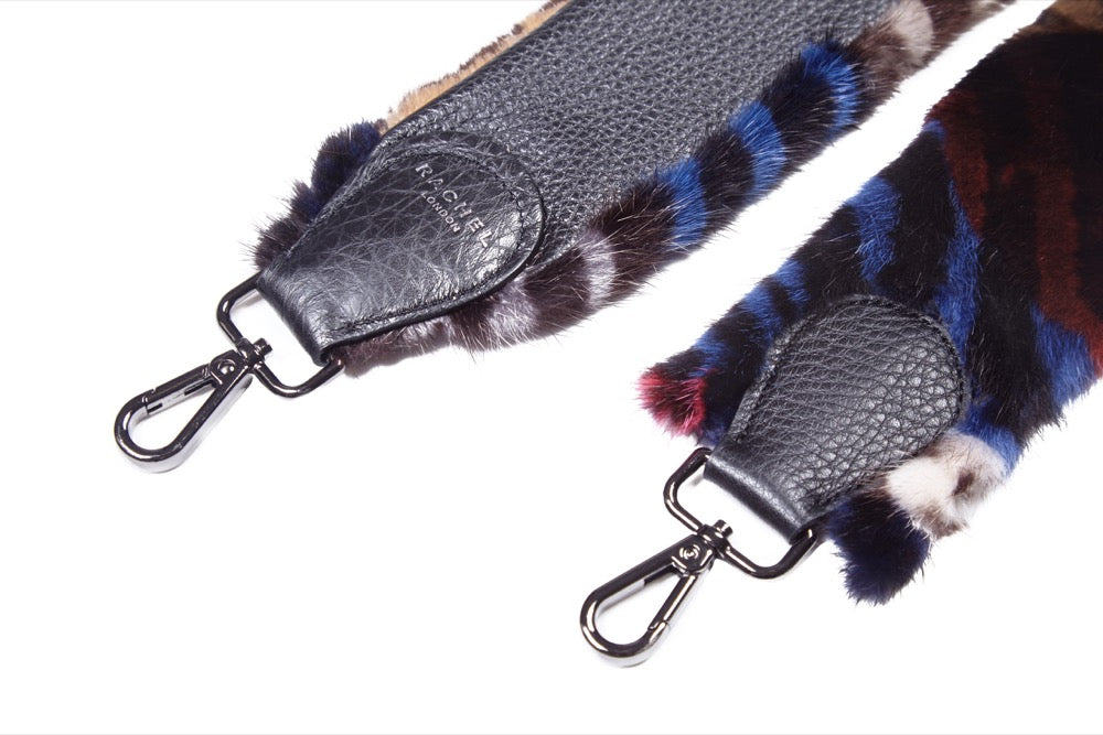 Fendi fur cheap bag strap
